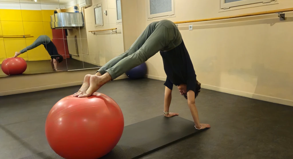 Image d'exercice avec un ballon